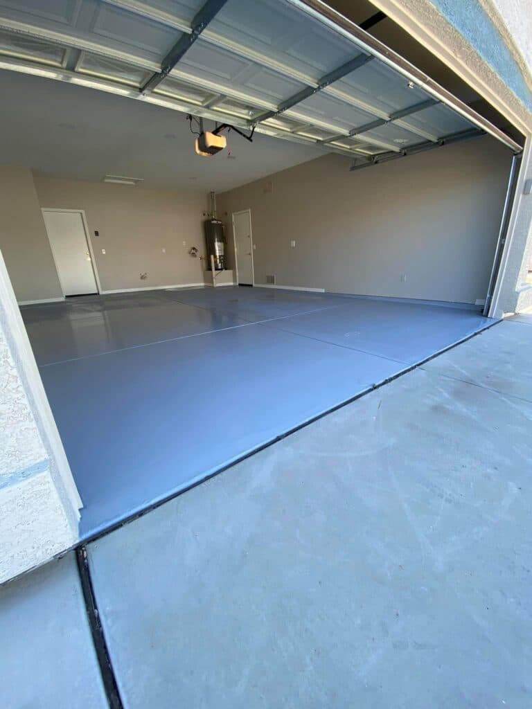 Completed garage floor project 4