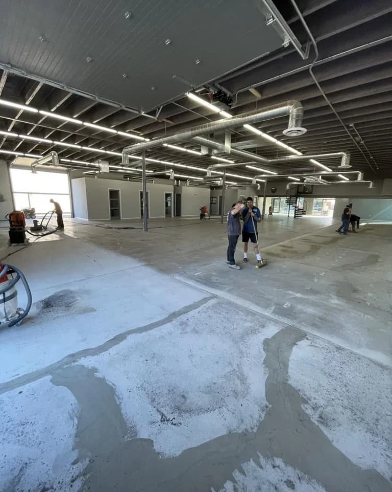 Completed garage floor project 1