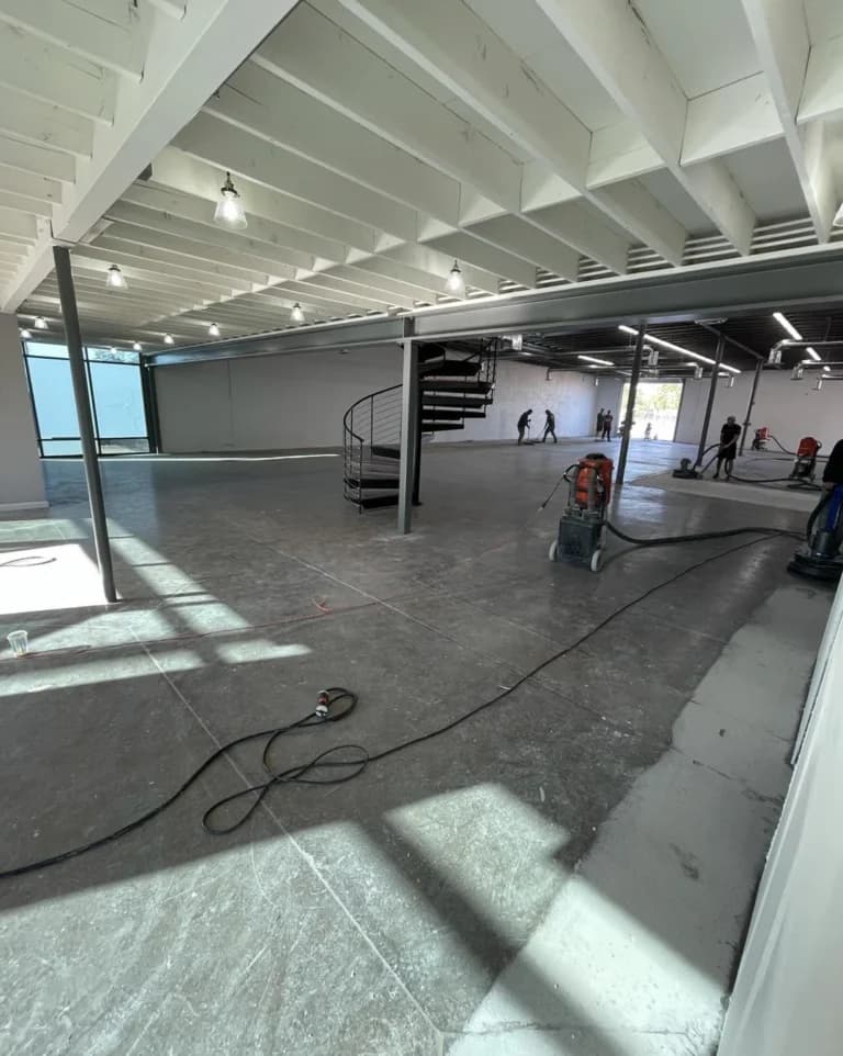 Completed garage floor project 2