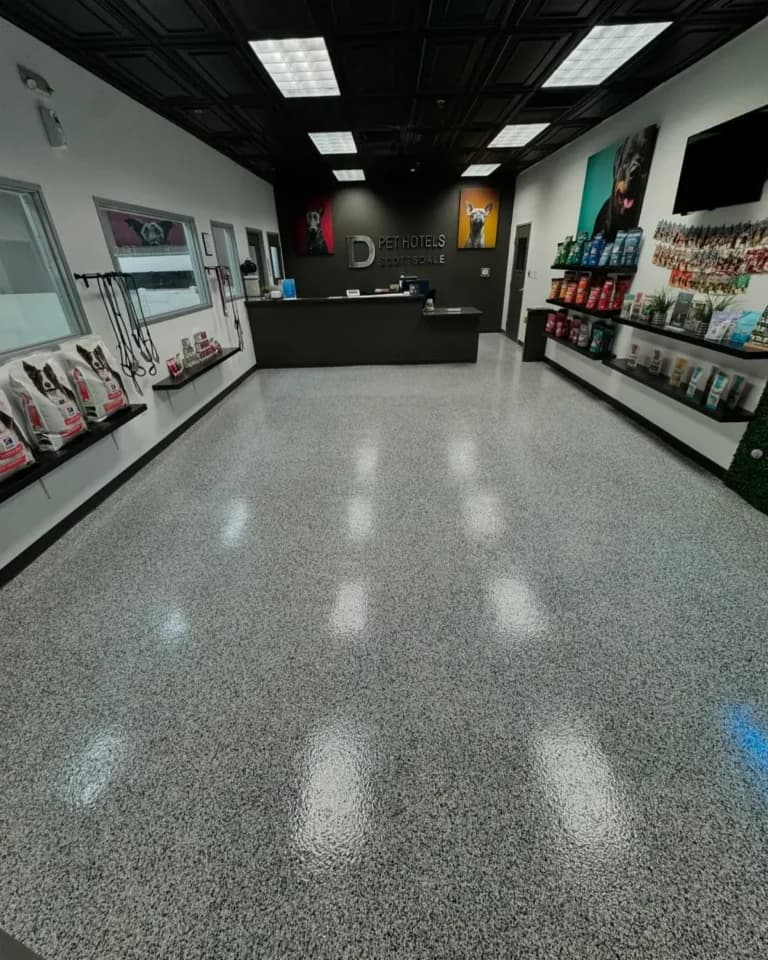 Completed garage floor project 11