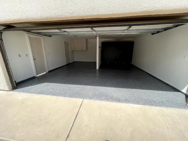 Completed garage floor project 12